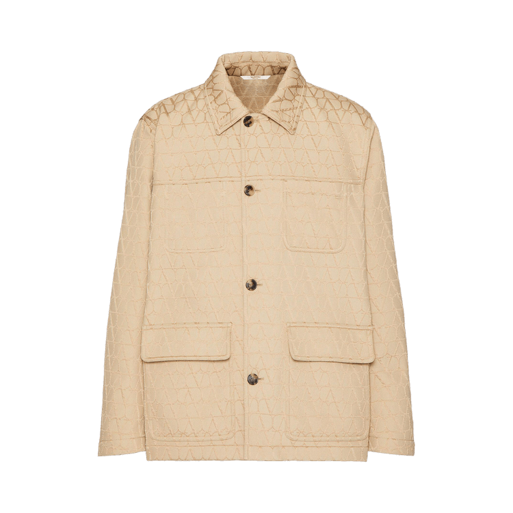 Valentino Garavani Toile Iconographe Jacket "Beige"