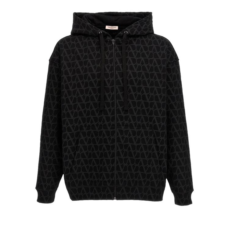 Valentino Garavani Toile Iconographe Hoodie "Black"