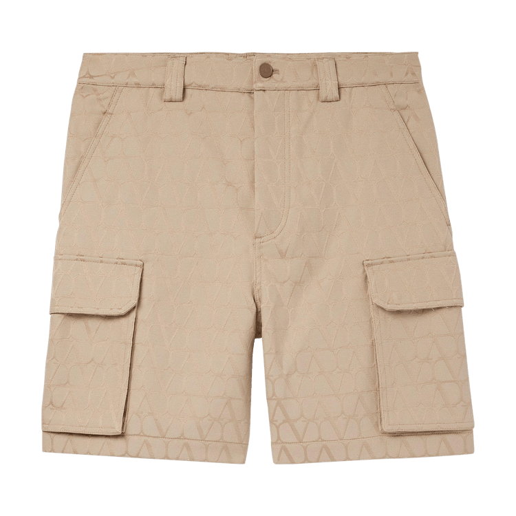 Valentino Garavani Toile Iconographe Short "Beige"