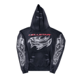 Hellstar Airbrushed Skull Hoodie "Black"