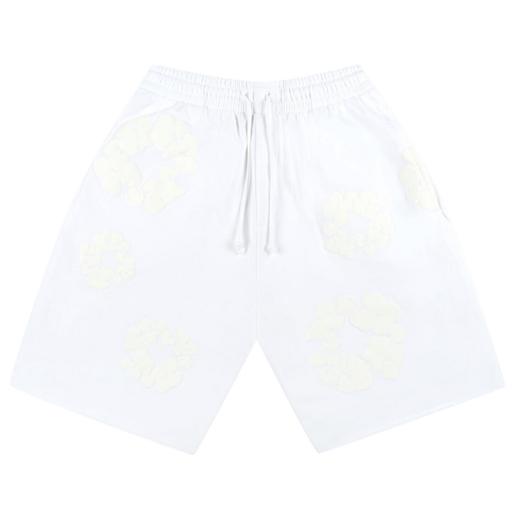 Denim Tears Mono Cotton Wreath Shorts "White"