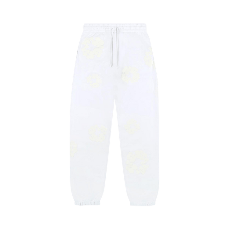 Denim Tears Mono Cotton Wreath Sweatpants "White"