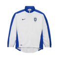 Nike Brazil 1998 Reissue Soccer Replica Track Jacket "White/Lyon Blue/Lyon Blue"