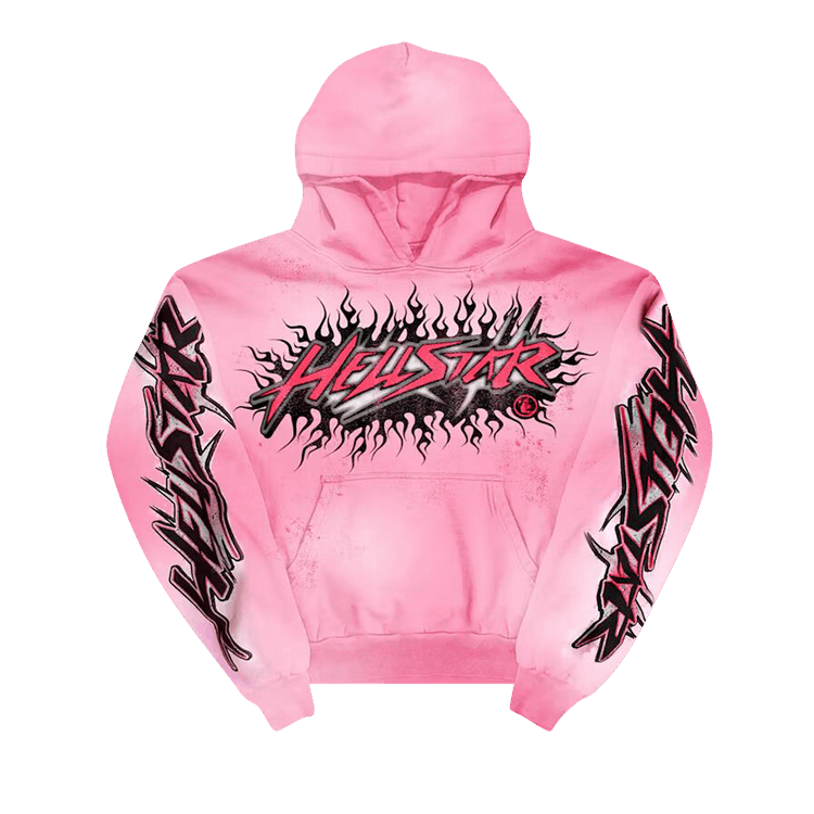 Hellstar Brainwashed Without Brain Hoodie "Pink"