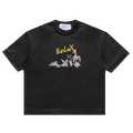 Jungles Relax Reversible Tee "Washed Black"