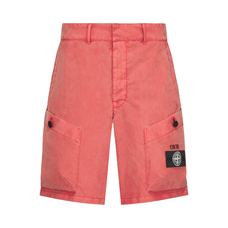 Dior x Stone Island Bermuda Shorts "Red"