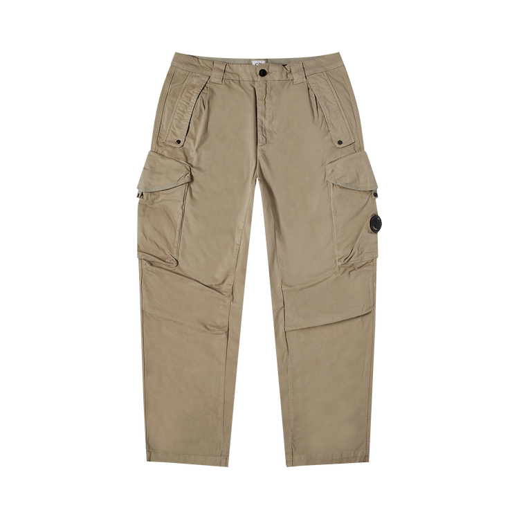 C.P. Company Stretch Sateen Pants Loose Fit "Silver Sage"
