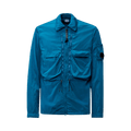 C.P. Company Chrome-R Hooded Overshirt "Ink Blue"