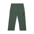 C.P. Company Flatt Nylon Oversized Cargo Pants "Agave Green"