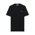 Coperni Washed Logo Boxy T-shirt "Black/Blue"
