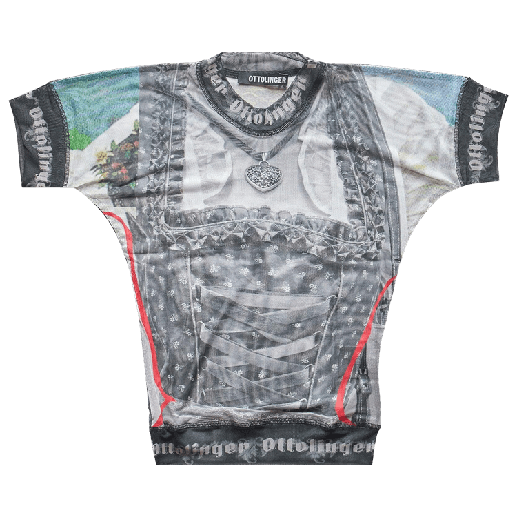 Ottolinger Mesh T-Shirt "Dirndl Print"