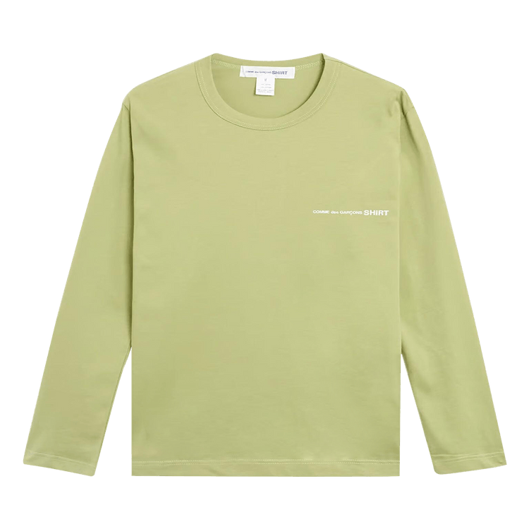 Comme des Garçons SHIRT Long-Sleeve Chest Logo Tee "Brown"
