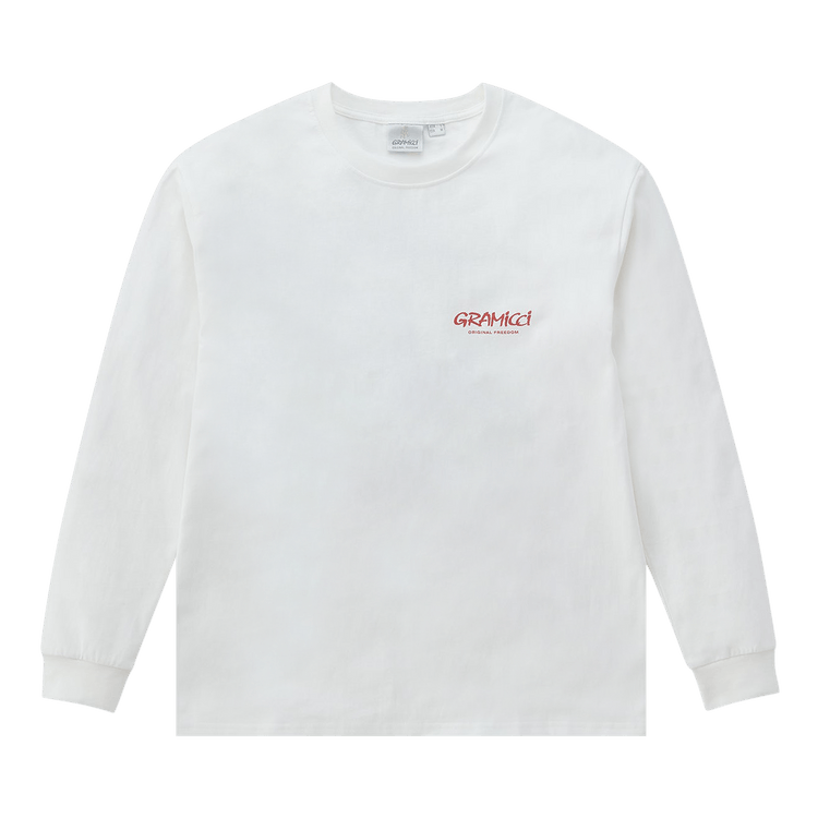 Gramicci OG Gadget Pants Graphic Long-Sleeve Tee "White"