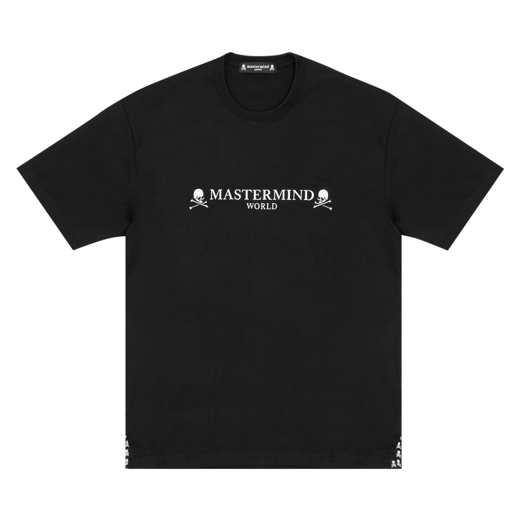 Mastermind Embroidered Skull Logo Tee "Black"