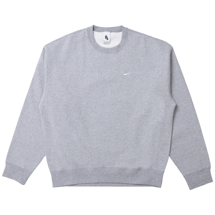 Nike Solo Swoosh Fleece Crew "Grey"