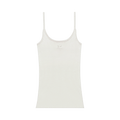 Courrèges Reedition Knit Tank Top "Heritage White"