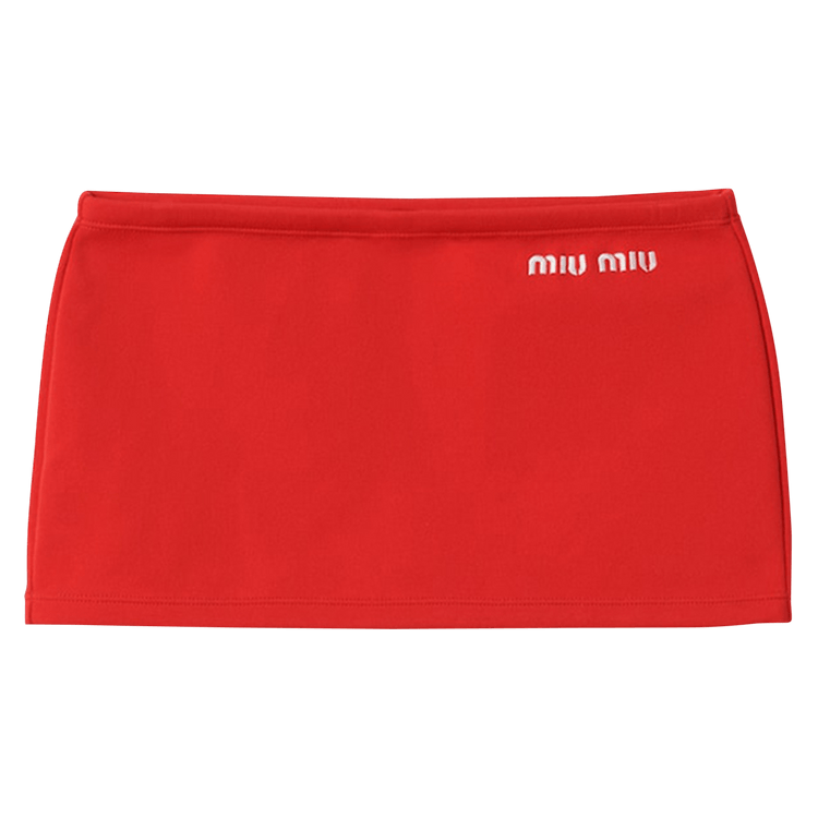 Miu Miu Mini Skirt "Rosso"