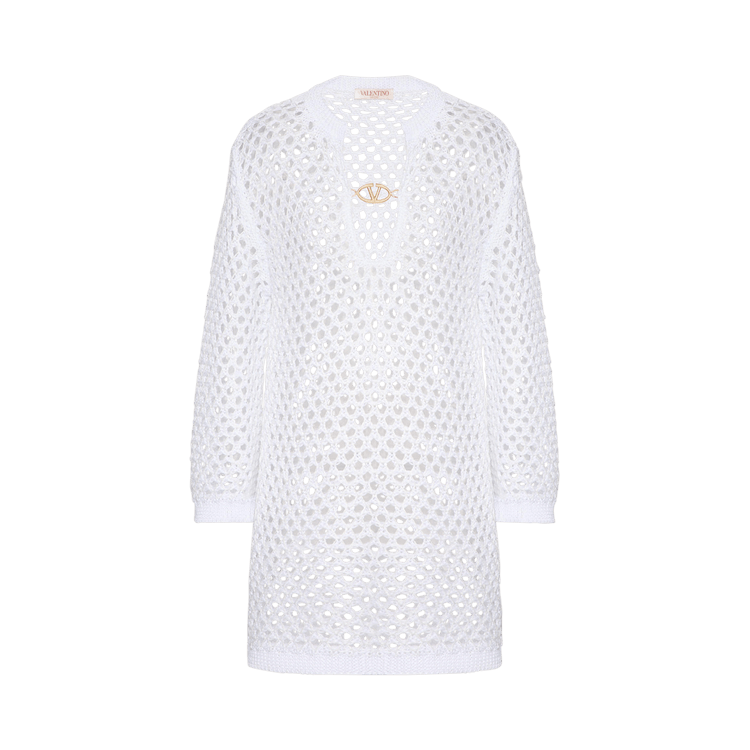 Valentino Crochet Dress "Bianco"