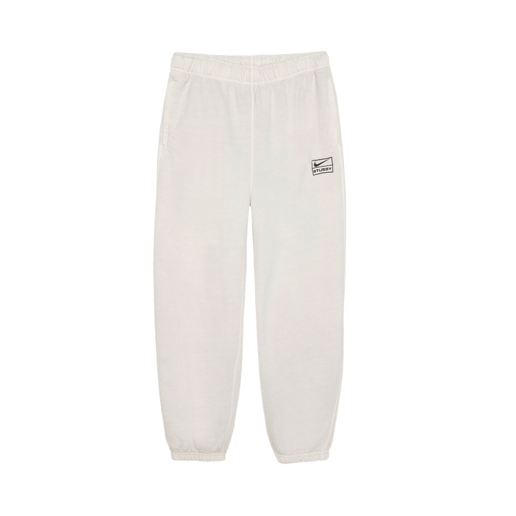 Nike x Stussy Stone Washed Fleece Pants "Light Bone"