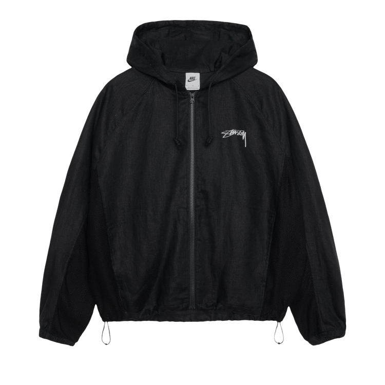 Nike x Stussy Linen Shell Jacket "Black"