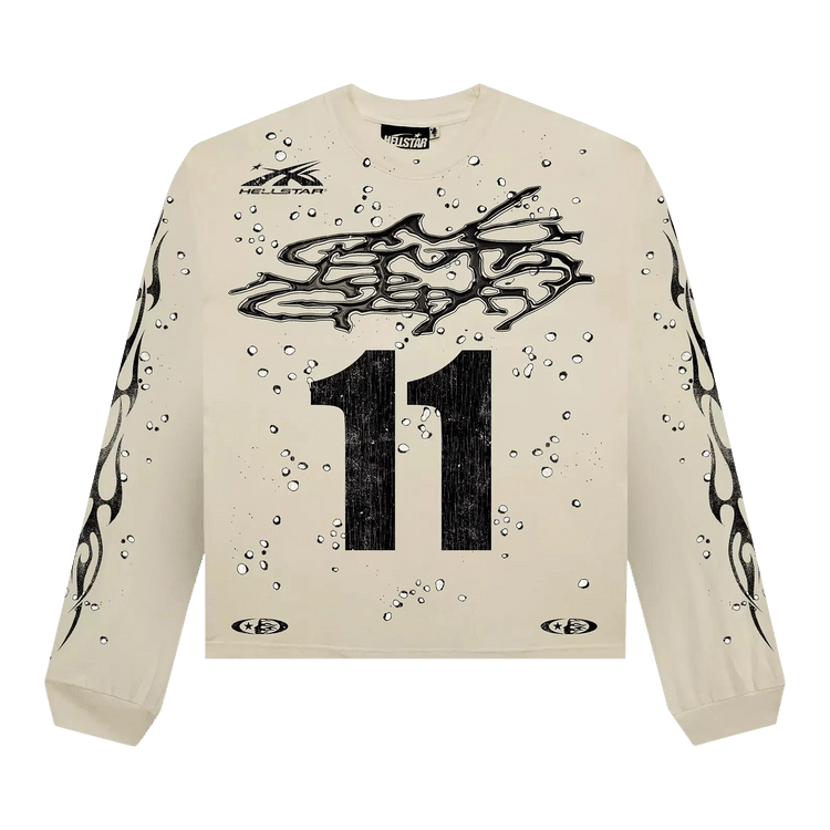 Hellstar Moto Cross Long-Sleeve "Cream"