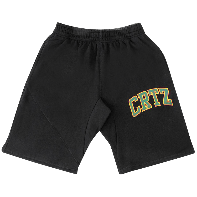 Corteiz CRTZ Dropout Shorts "Black/Green"
