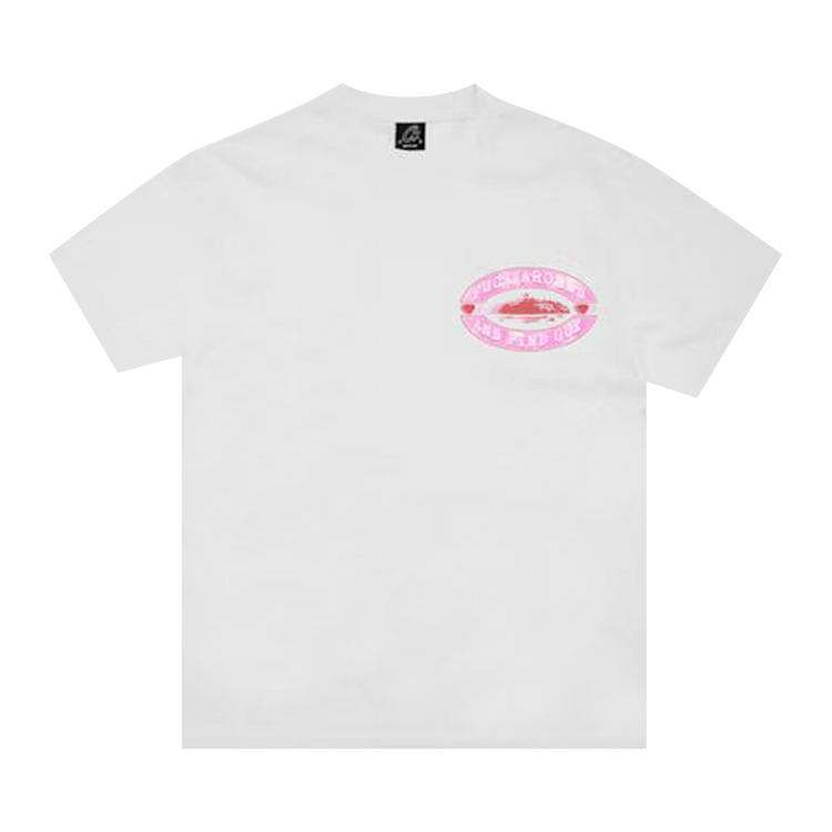 Corteiz Fuck Around Tee "White/Pink"