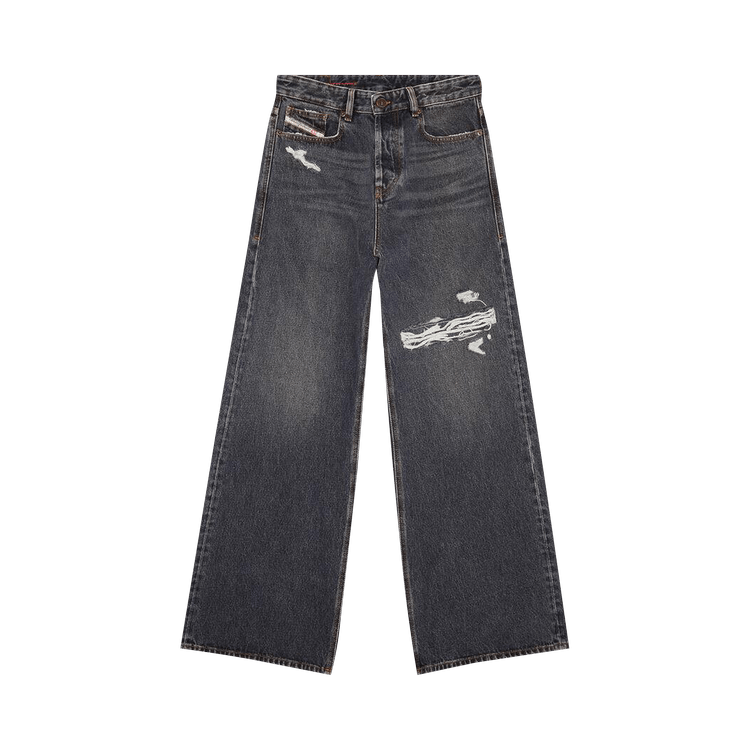 Diesel 1996 D-Sire Low Rise Wide Leg Jeans "Black"