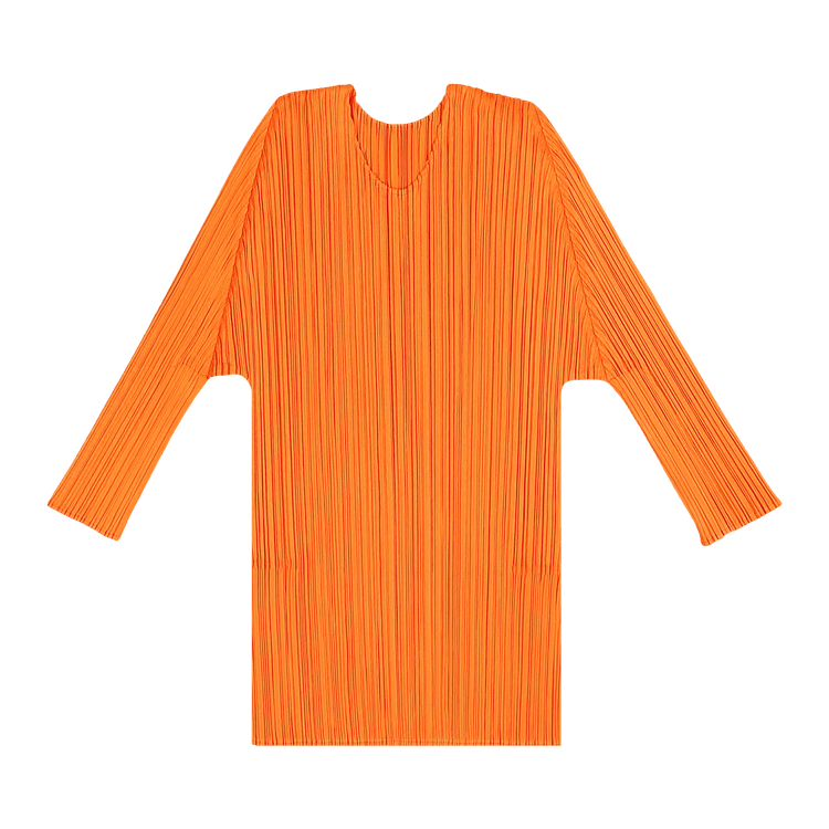 Pleats Please Issey Miyake MC July Shirt "Orange"