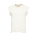Marni V Neck Sweater "White"