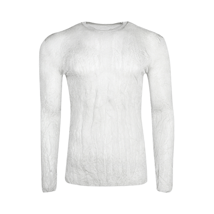 032C Facelift Wrinkled Long-Sleeve "White"