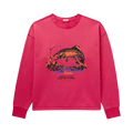 Bode White River Crewneck "Red"
