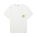 Bode Embroidered Bouquet Pocket Tee "Cream"