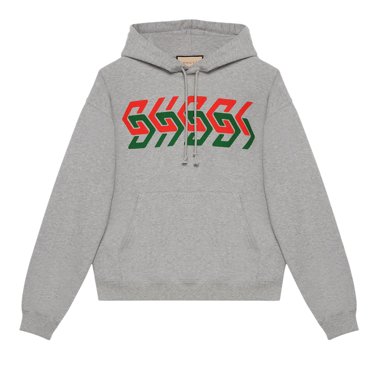 Gucci Chain Print Hoodie "Medium Grey/Multicolor"