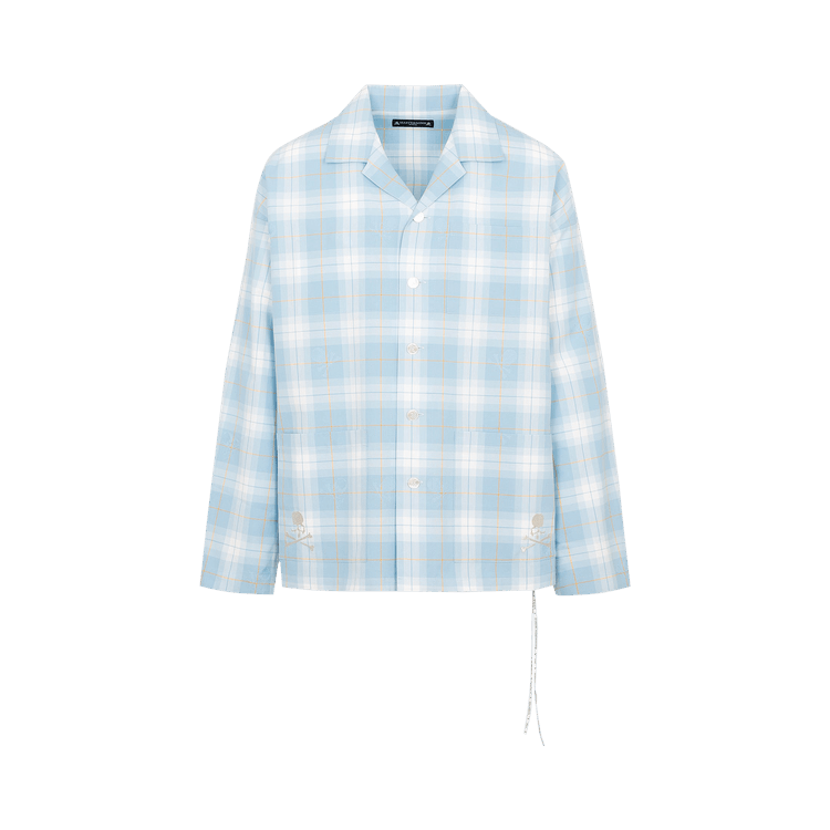 Mastermind World Checked Long-Sleeve Shirt "Blue Base"