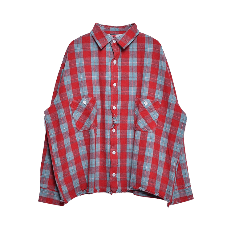 SAINT Mxxxxxx Flannel Check Shirt "Red/Blue"