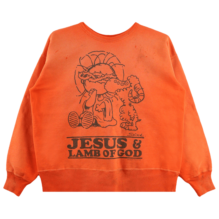 SAINT Mxxxxxx JS & LMB Sweatshirt "Orange"