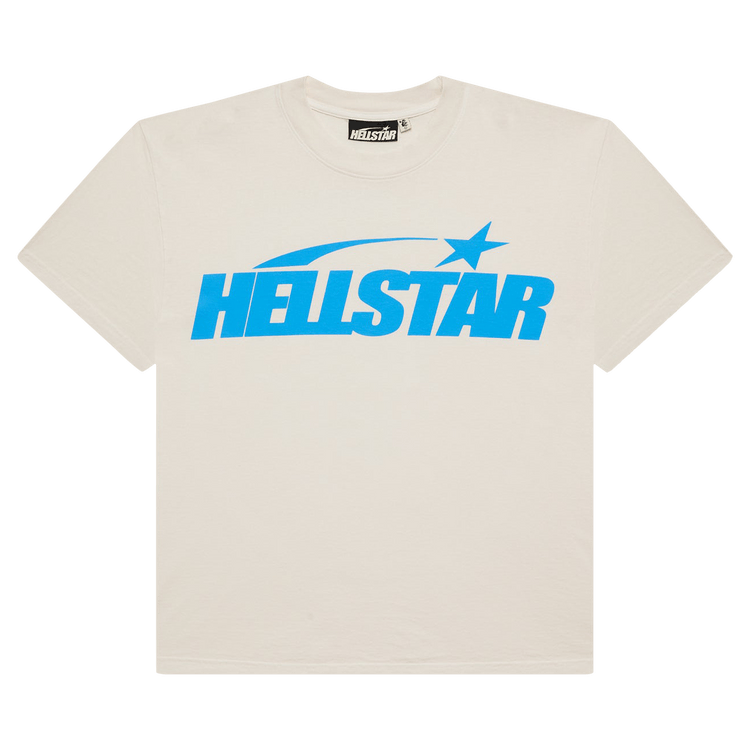 Hellstar Classic T-Shirt (Regular Print) "White/Blue"