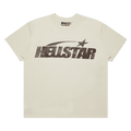 Hellstar Classic T-Shirt (Regular Print) "White/Brown"