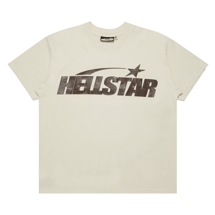 Hellstar Classic T-Shirt (Regular Print) "White/Brown"