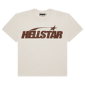 Hellstar Classic T-Shirt (Gel Print) "White/Brown"