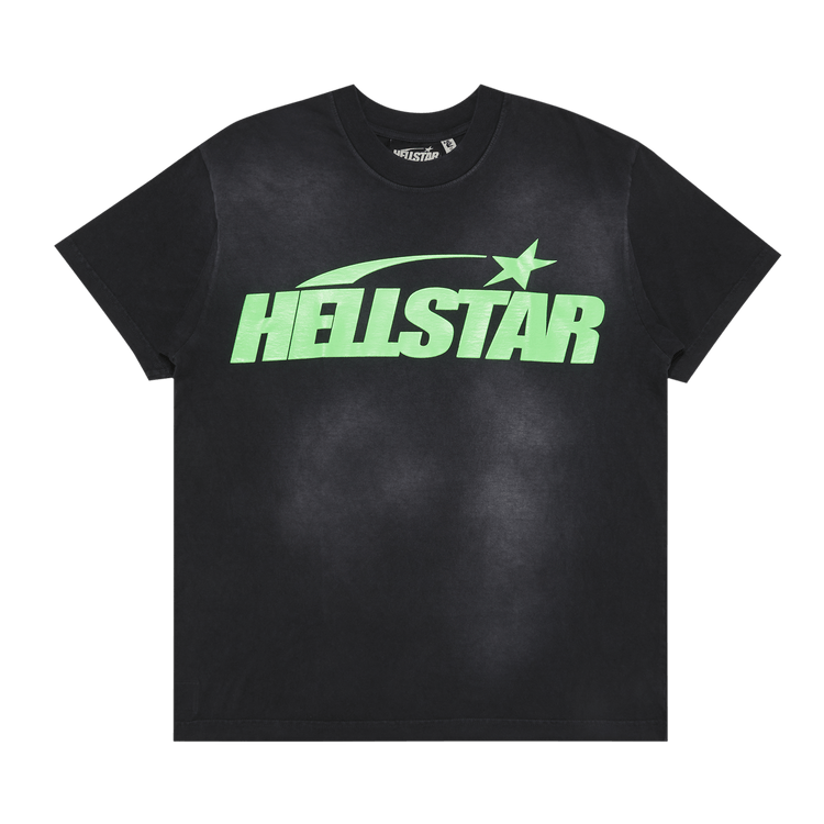 Hellstar Classic T-Shirt (Gel Print) "Black/Green"