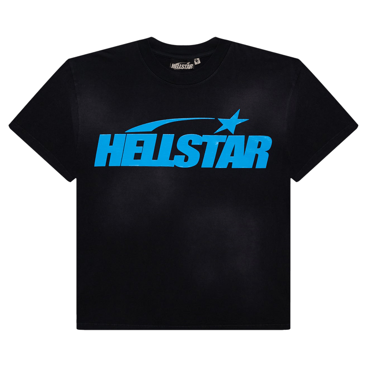 Hellstar Classic T-Shirt (Gel Print) "Black/Blue"
