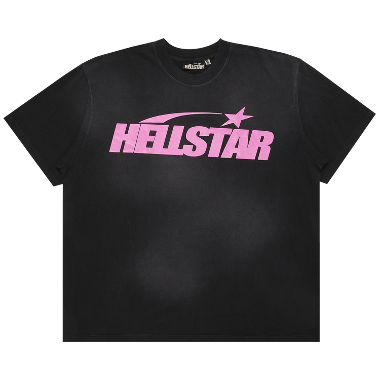 Hellstar Classic T-Shirt (Gel Print) "Black/Pink"