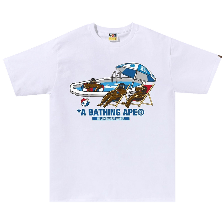 BAPE Poolside Tee "White"