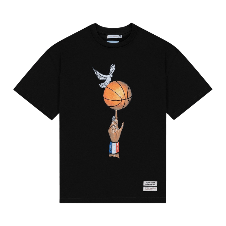 3.PARADIS x NBA Heavyweight Graphic Ball Tee "Black"