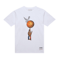 3.PARADIS x NBA Heavyweight Graphic Ball Tee "White"