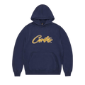 Corteiz Satin Applique Allstarz Hoodie "Navy"