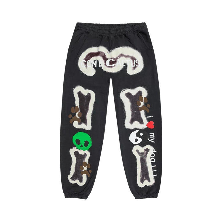 Cactus Plant Flea Market x Come Tees Sweatpants "Faded Black"