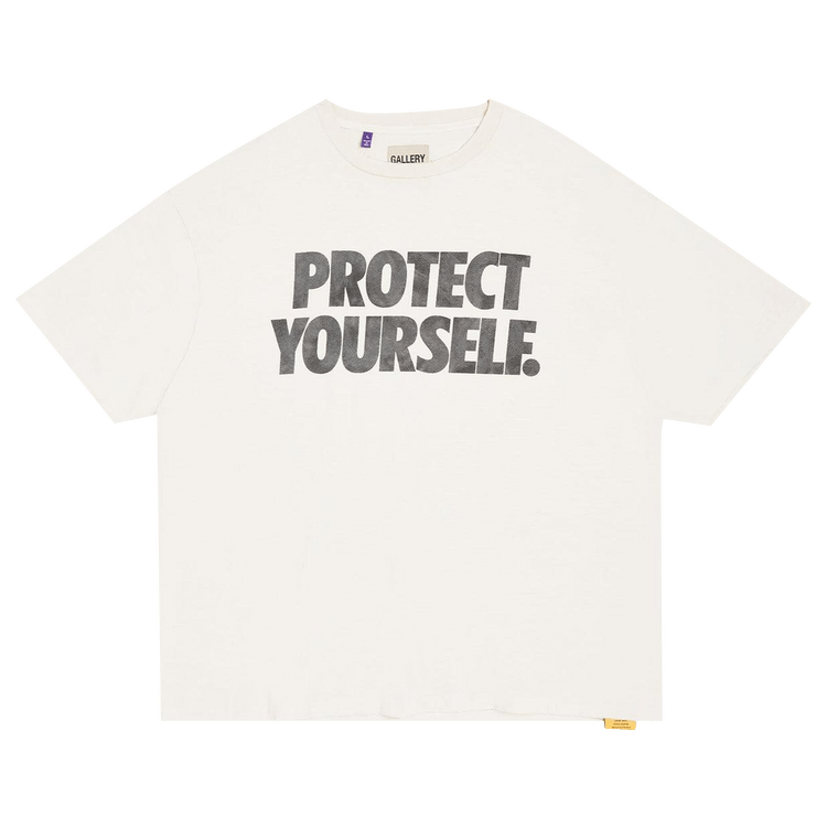 Gallery Dept. Protect Yourself Tee "Archival White"